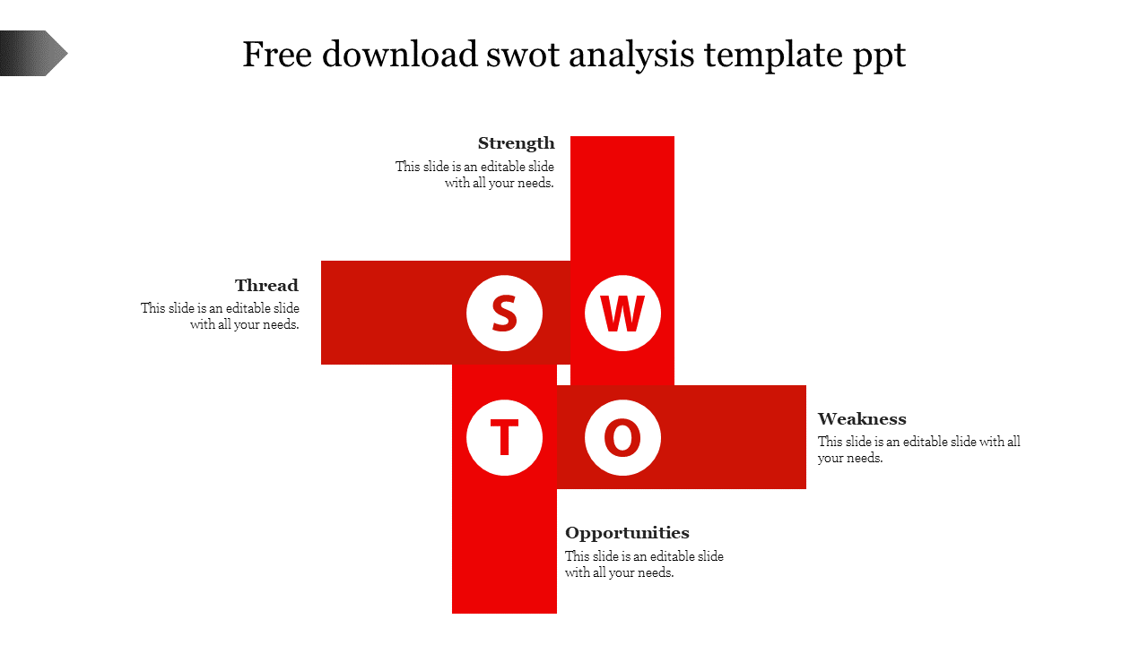 Free - Free Download SWOT Analysis Template PPT Presentation